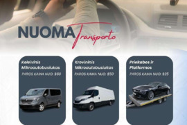 Ilgalaikė MIKROAUTOBUSŲ NUOMA *** arba *** www.tralunuoma.lt ALYTUS  Bortinių,tentinių,moto,platform