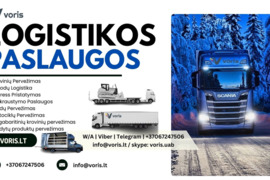 Krovinių gabenimas, transportavimas kelių transportu mikroautobusais , fūromis LIETUVA-EUROPA-LIETUV
