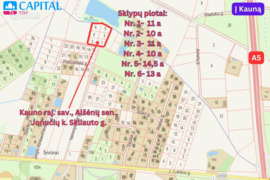 72.0 a sklypas Kauno r. sav., Jonučiai, Skliauto g.