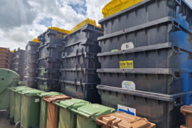 Buitiniu atlieku konteineriai 1100 ltr