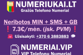 (❗) PIGIAUSI PLANAI LIETUVOJE − NUMERIAI.VIP + NUMERIUKAI.LT (❗)