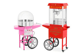 Parduodami nauji cukraus vatos ir spragėsių aparatai