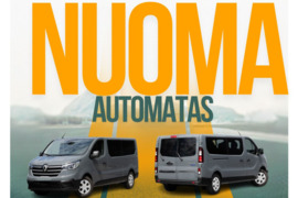  RENAULT TRAFIC 2023 metų - Nuoma Alytuje ir Kaune 