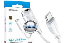 Type-C į AUX 3.5mm lizdą jungtis laidas Borofone su DAC čipu