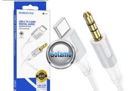 Type-C į AUX 3.5mm laidas 1 metras Borofone su DAC čipu