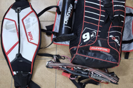 Jėgos aitvaras Flexifoil 9m su baru/lenta