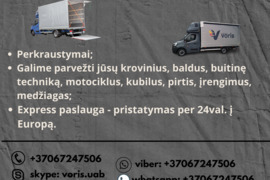 Patikimas krovinių pervežimas Baltijos ir Europos šalyse www.voris.lt Lithuania - Europe - Lithuania