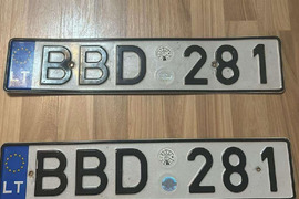 Pirkciau valstybini automobilio numerį - BBD