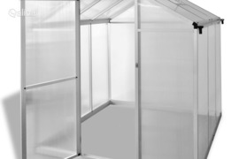 vidaXL Šiltnamis, sustiprintas aliuminis, 3,46m²