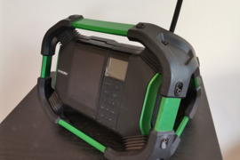 Hikoki-Hitachi statybine radija,Bluetooth,AUX,veikia su batarke 14.4-18v