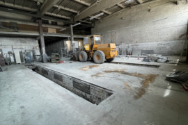 Patalpos 308m2=3 boksai sunkiajam transprtui remontuoti, gamybai, sandėliavimui Vilniaus r. sav., Va
