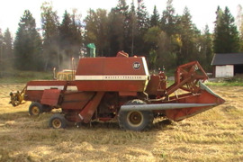 Massey ferguson 187, Kombainai