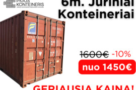 Jūrinis konteineris 6m