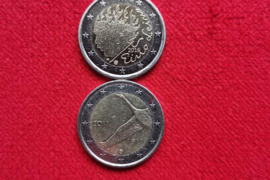 Suomijos, jubiliejinės 2011m. ir 2016 m. dvieurės monetos...