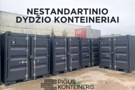 Akcija jūriniai konteineriai, 8,9,10 pėdų ilgio/ Mini Sandėliavimas