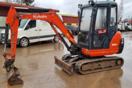 Mini ekskavatorius kubota, Ekskavatorius