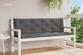 vidaXL Sodo suoliuko pagalvėlė, antracito, 150x(50+50)x7cm, audinys