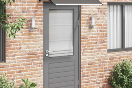 vidaXL Stogelis durims, juodos spalvos, 120x75cm, PC