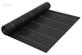 vidaXL Agroplėvelė nuo piktžolių ir šaknų, juoda, 2x150m, PP