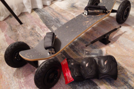 NAUJA VEVOR 94 cm kalnų lenta/Longboard su 5 cm pločio ratais paaugliams ir suaugusiems
