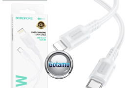 Apple Lightning į Type-C laidas 1 metras 27W Borofone WWW.GOTAMO.LT