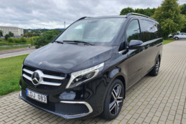 Mercedes-Benz V-Class nuoma su vairuotoju - verslo ir privatiems klientams