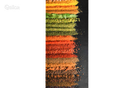 vidaXL Virtuvės kilimėlis, 60x180cm, plaunamas, su prieskoniais