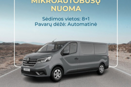 Keleivinių Mikroautobusiukių Nuoma ! ( Vairuotojo pažymėjimas: B kategorija ) 