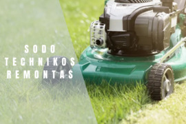 Smulkios sodo technikos remontas