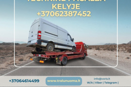 Transportuojame transporto priemones iki 4000 kg