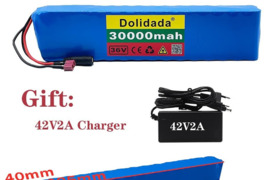 Parduodame naują ličio jonų akumuliatoriaus įkroviklį 36V 30ah 600W 10s3p