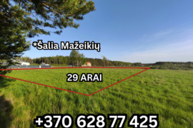 29 ARŲ SKLYPAS NAMO STATYBAI GAMTOS APSUPTYJE PRIE MAŽEIKIŲ
