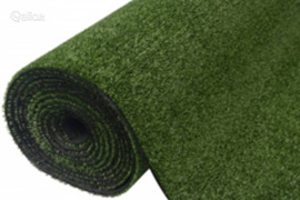 vidaXL Dirbtinė žolė, žalios spalvos, 1x20m, 7/9mm