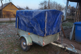 Saris Arba, Lengvojo automobilio priekaba, Bortinė su tentu