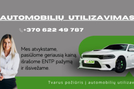 Automobiliu supirkimas išrašome ENTP pažyma