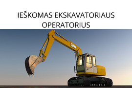 Darbas ekskavatorininkui