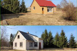 Du namai už vieno kainą su daug žemės Raseinių r.