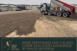  Žvyras, Kelinis, Skalda. Įvažiavimo,Aikštelių kelių padarymai