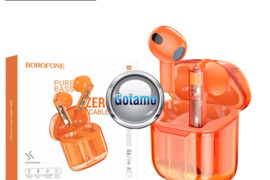 Bluetooth ausinės Borofone Zero Orange WWW.GOTAMO.LT