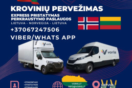 Greitas krovinių pervežimas į Norvegiją iš Norvegijos