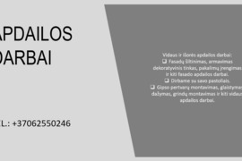 Išorės ir vidaus apdaila
