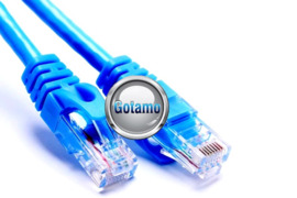 Interneto LAN laidas su RJ45 jungtimis 1 metras CAT 6E WWW.GOTAMO.LT