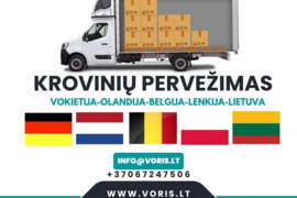 20 / 21 / 22 dienomis - ŠIĄ SAVAITĘ GALIM PAIMTI KROVINIUS IŠ: Belgijos / Vokietijos / Olandijos / L