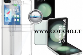 Crystal dėklas nugarėlė Samsung Galaxy Z Flip 5 telefonui WWW.GOTAMO.LT