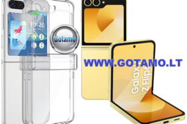 Crystal dėklas nugarėlė Samsung Galaxy Z Flip 6 telefonui WWW.GOTAMO.LT