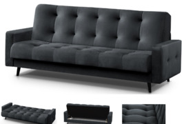 Minkšta sofa-lova „Salsa“ su dėže patalynei