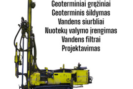 Gręžiniai vandeniui ir geoterminiam šildymui,Vandens ir nuotekų sistemų įrengimas,Gręžinių remontas