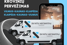 Krovinių pervežimas kasdien Vilnius-Kaunas-Klaipėda