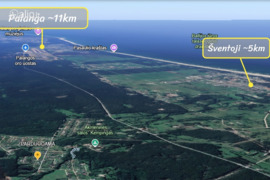 6.0 a sklypas Palanga, Šventosios, Vyšnių 2-asis takas