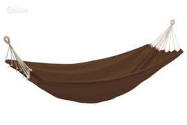 vidaXL Sulankstomas hamakas, 2 žmonėms, rudas, 360x150cm